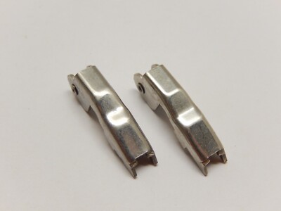 VINTAGE ANCO 3/16 '' NARROW TURTLEBACK SHINY WIPER ADAPTER CONNECTOR PAIR