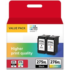 PG-275XL CL-276 XL Ink for Canon 275 Ink Black Pixma TR4722 TS3522 TS3722 TR4720