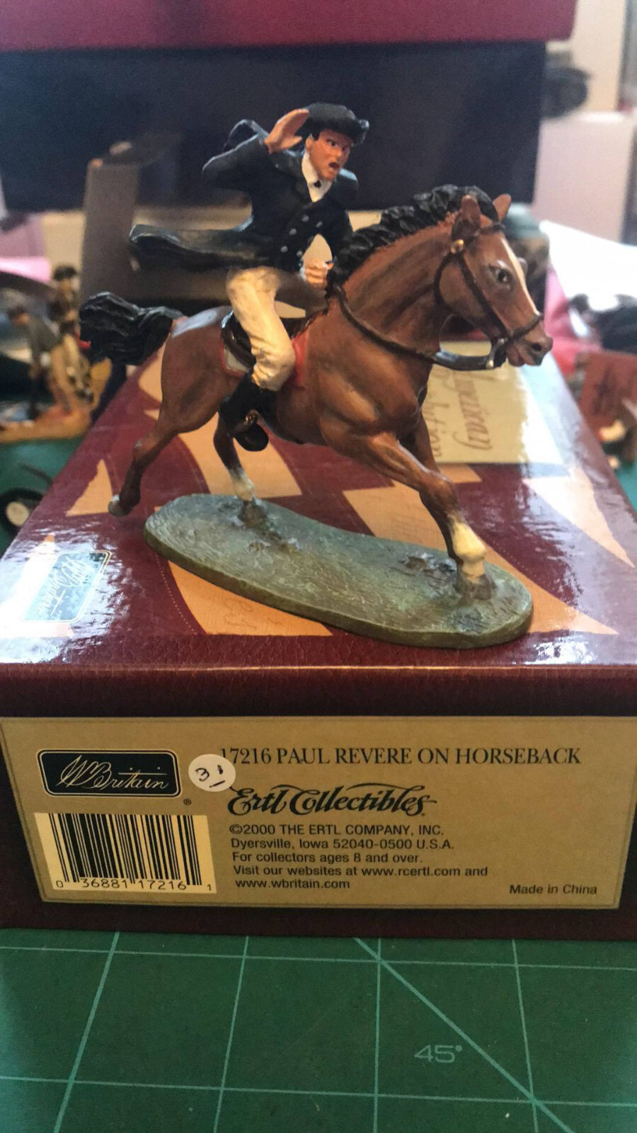 William Britain American Revolution Paul Revere on Horseback Pic 31 | eBay