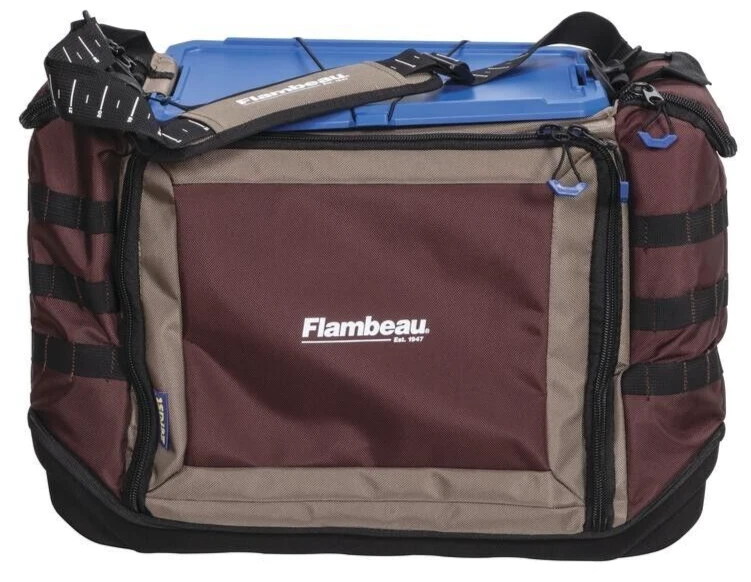 Flambeau Portage Alpha Large Duffle Bag Waterproof w/ Cover Fishing Tackle  Box