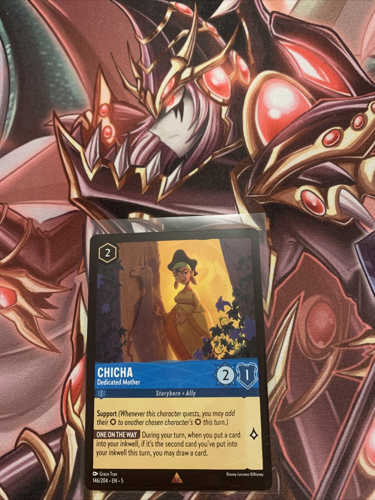 x1 Chicha - Dedicated Mother - 146/204 - Rare Lorcana Shimmering Skies M/NM