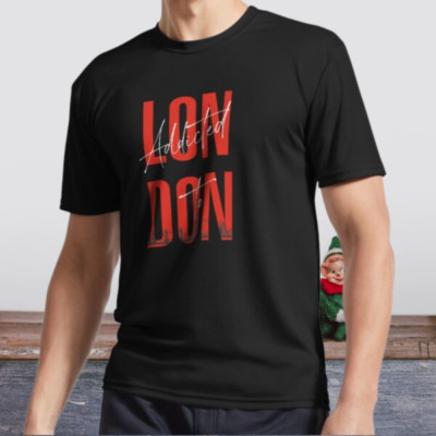 New Shirt Addicted to London  I love Lon Active Logo T-Shirt Funny Size S to 5XL