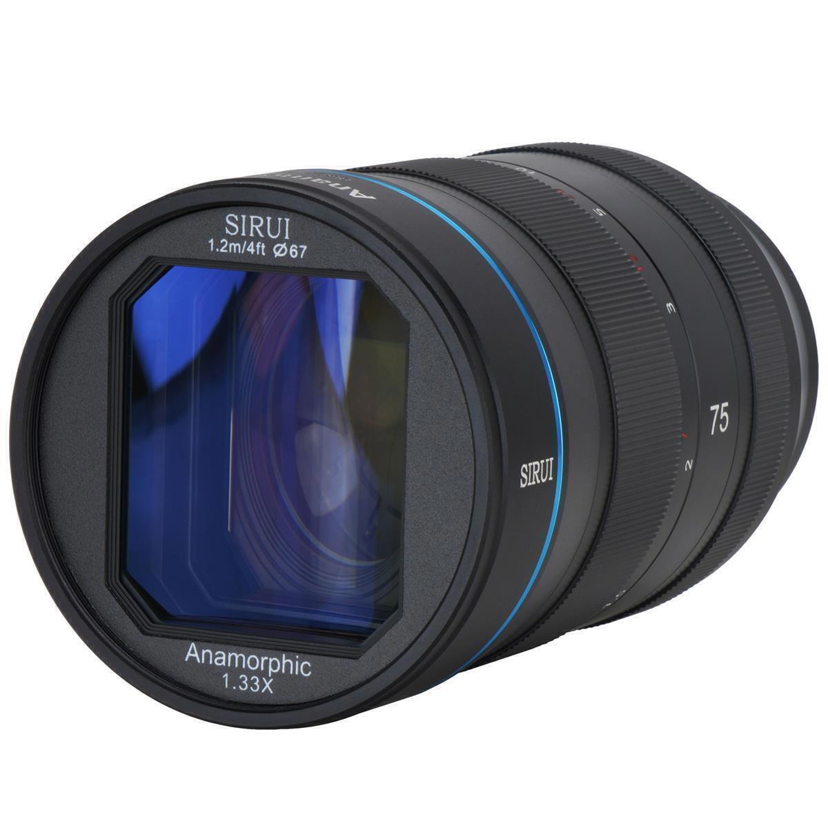 SIRUI 75mm F1.8 Anamorphic マイクロフォーサーズ SIRUI 75mm F1.8 1.33x Anamorphic Lens APS-C for Micro Four Thirds