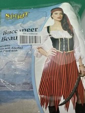 SPIRIT Buccaneer Beauty Adult LG/XL 12-16 Womans Pirate Halloween Costume New