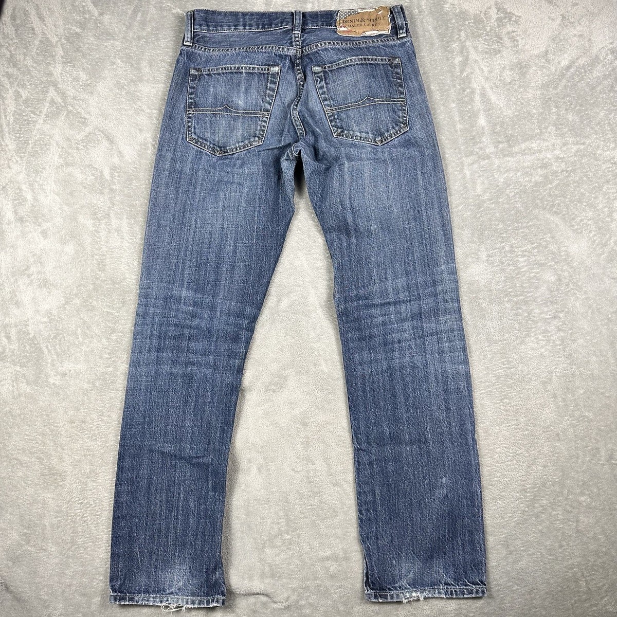 Denim Supply Ralph Lauren Jeans Mens 30x32 Straight Blue Denim Supply Ralph Lauren Jeans Mens 30x32 Straight Blue