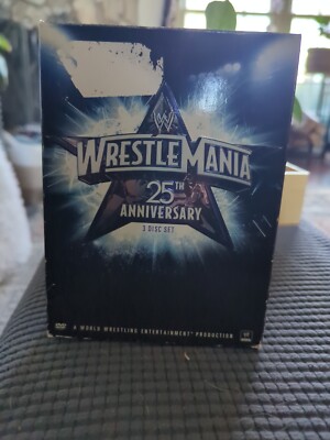 WWE Wrestlemania XXV 25th Anniversary 3-Disc DVD Set w/ 64-Page Book And Insert 