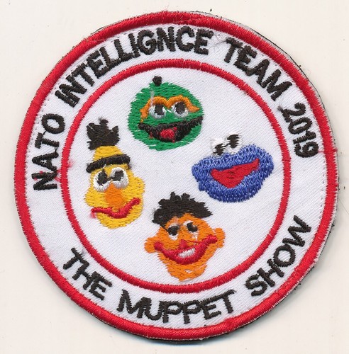 NATO Intelligence Team 2019 The Muppet Show patch Afghanistan made