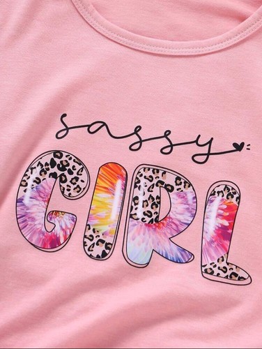 Camiseta Para Niñas Para Ocasión Casual - Picture 3 of 4