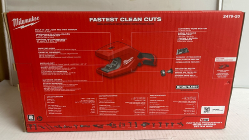 Milwaukee 2479-20 M12 Brushless 1-1/4"-2" Copper Tubing Cutter - Picture 2 of 3