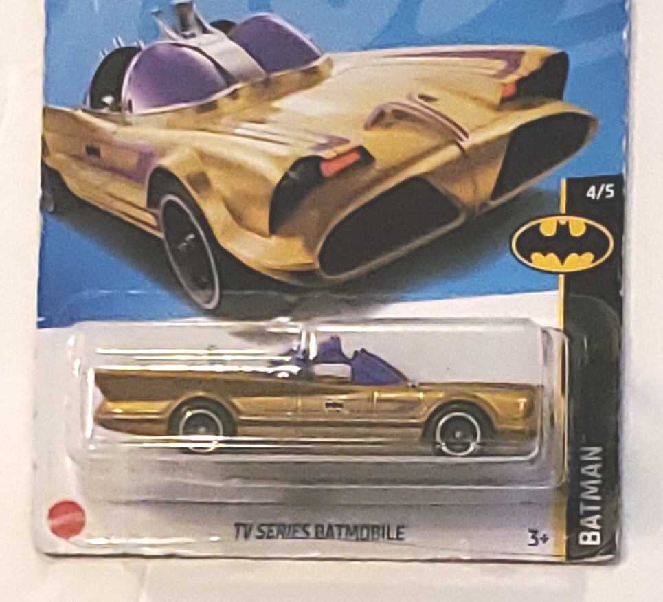 🔥Hot Wheels Batmobile Gold BATMAN 4/5 TV Series ️Free USPS Shipping eBay