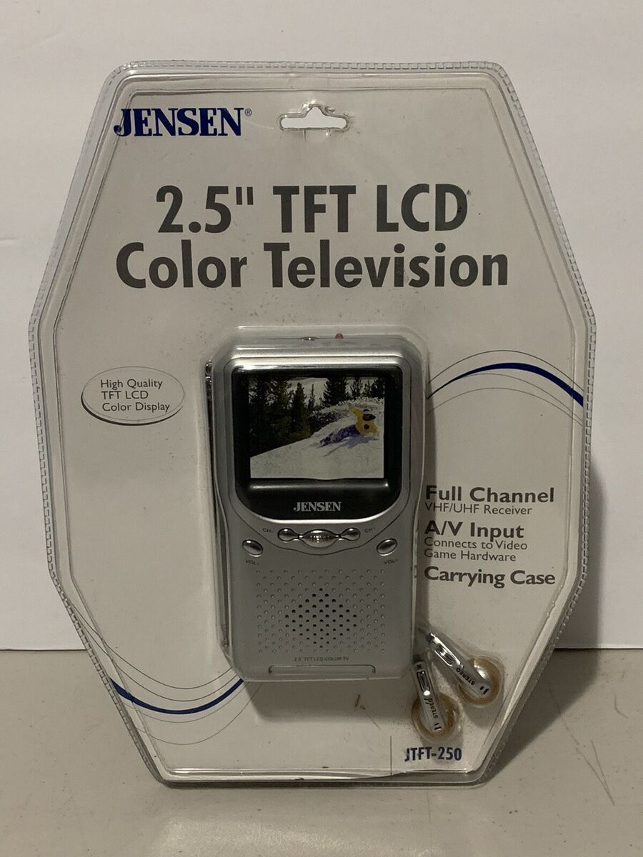JENSEN JTFT-250 Portable Television 2.5 JENSEN JTFT-250 Portable Television 2.5