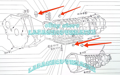 Respiradero y Tapónes de caja de cambios LADA 2101 2106 2107 NIVA