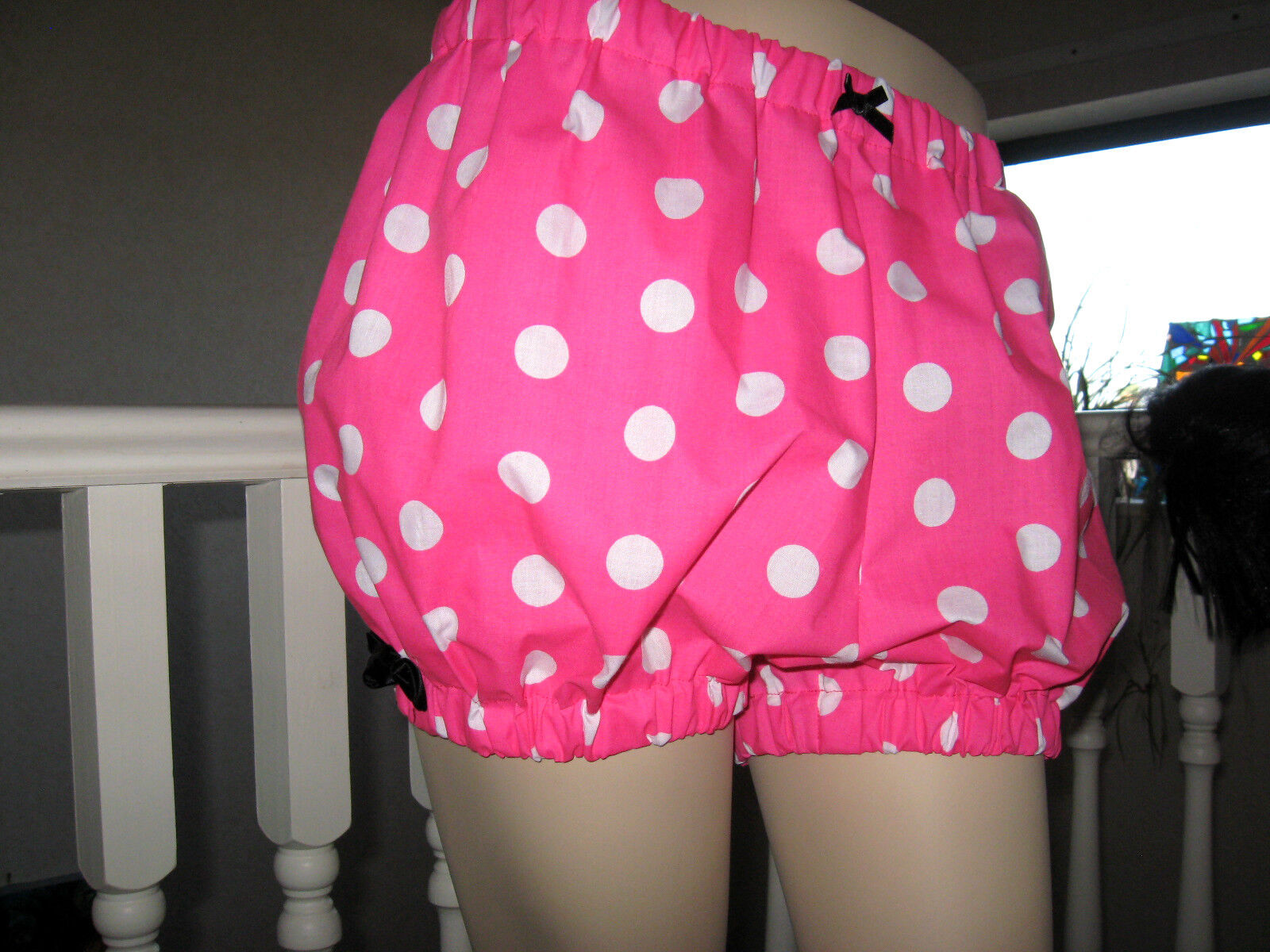 Pink spotted Bloomers Lolita Black White Sissy Shorts pantaloons Party festival