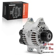 12V 110A 6-Groove Clutch Pulley Alternator - Clockwise
