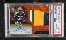 2017 Certified Mirror Orange /349 Jamaal Williams #235 PSA 10 GEM MT Auto 16yo