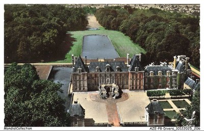 AZEP8-0841-91 - Mit dem Flugzeug über COURANCES - Das Schloss von Milly La Fore