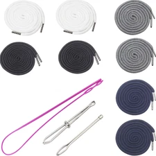 8 PCS Drawstring Cords Replacement Drawstrings & Easy Threaders for Pants,Coats