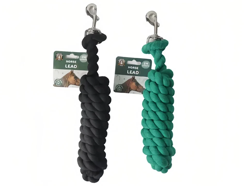2Pcs 2M Soft Cotton Rope Horse Care Pony Dog Sheep Goat Lead Ttraining Ropes - image 2 of 4