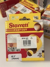 starrett fast cut bi metal hole saw 76mm