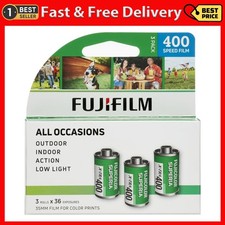 Fujicolor Superia X-TRA 400 Color Negative Film 36 Exposures, 3-Pack