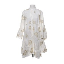 Kleid, Größe: L/XL, Weiß/Gold, Damen #pvc