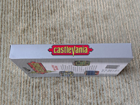 Castlevania 1st First Print Hangtab Circle SOQ NES Nintendo Complete CIB Overlap