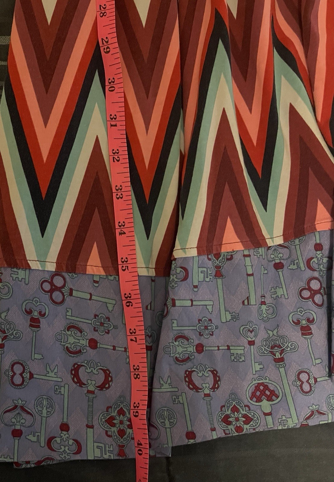 Matilda Jane Multicolor Patterned Knee Length A-L… - image 5