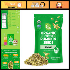 Organic Sprouted Pumpkin Seeds 14 Oz - Raw, Healthy Snack, Gluten-Free, Vegan 31.99 per gallon