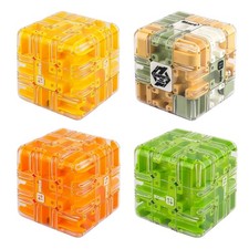 Maze Toy Interactive 3D Education Toy Roller Ball Puzzle Maze Cube for Classroom