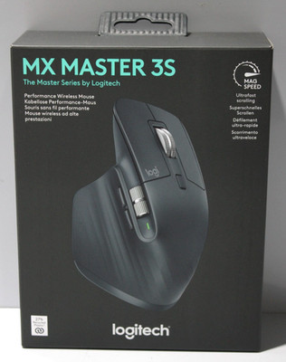 Logitech MX Master 3S Maus Kabellos Bluetooth Graphite Performance Mouse NEU OVP