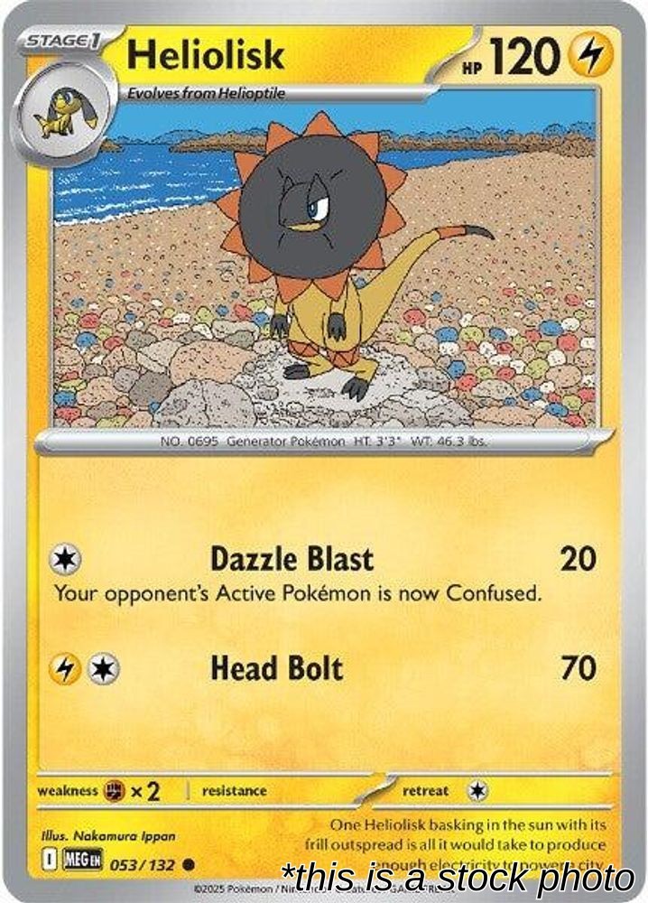 Heliolisk 053/132 NM Nakamura Ippan Pokemon EN