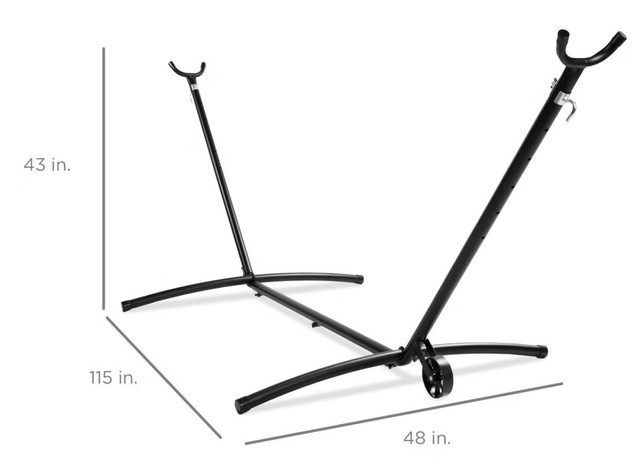 Best Choice Products 9ft Portable Heavy-Duty Steel Hammock Stand (stand only)