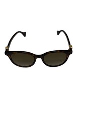 GUCCI Sunglasses GG1073SK 002 Brown Tortoise Butterfly Logo Women Authentic