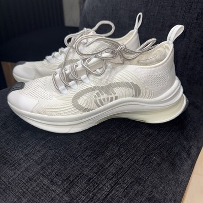 Gucci Run Technical Knit Interlocking G Logo Women Sneakers Size EU 38.5