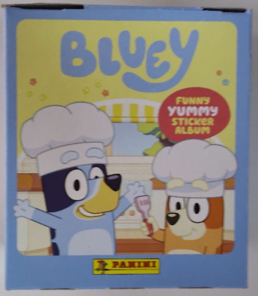 Full Box (36 packets) Panini Bluey Funny Yummy 2026 Stickers Collection