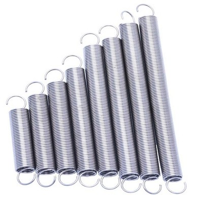 Zugfeder Draht 0,6/0,7/0,8mm Zugfedern MIT Haken Edelstahl A2 VA Spannung Federn