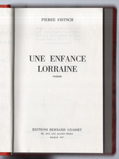 Pierre FRITSCH 1966 Une enfance lorraine, roman Joeuf 1930, sidérurgie, dédicace