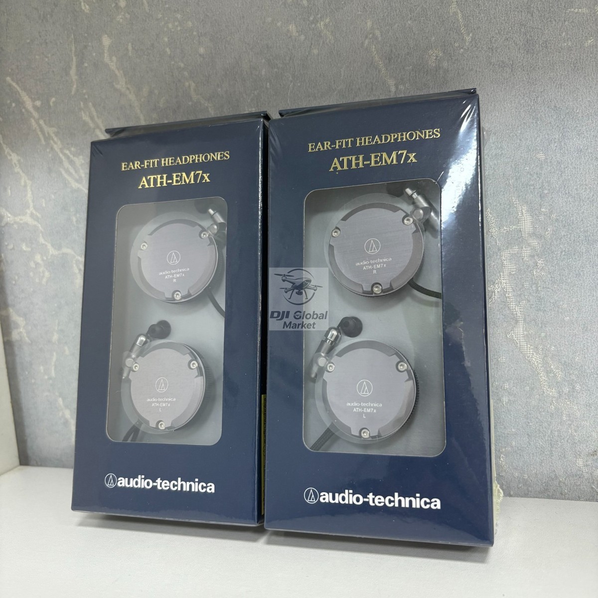 Original Audio-Technica ATH-EM7X Adjustable Aluminum Clip-On
