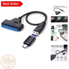 Professional SATA to USB 3.0 Adapter Connect 2.5" HDD/SSD, Safeguard Your Data