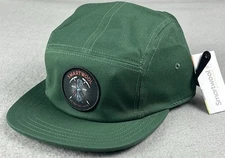 Smartwool Unisex Ice Axe 5 Panel Cap Hat Dark Sage One Size Cotton NWT