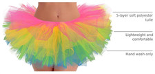 Tutus for Women Adult Tutu Skirts for Women 5 Layers Tulle Skirt Halloween Tu...
