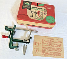 Pelador de manzana White Mountain Corer Slicer Goodell Co. Hierro fundido #8