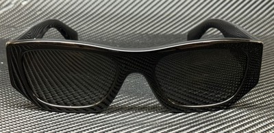 PRADA PR A01S 16K08Z Black Dark Grey Unisex 53 mm Sunglasses | eBay