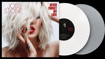 JOSS STONE   Never Forget My Love 2LP WHITE & GREY VINYL SEALED RARE OOP