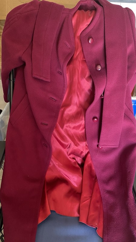 Sycamore Wool Trench Coat  Without Size Tag, Previous Owner Wears  Size Large