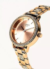Image of Lipsy Rose Gold Bracelet Watch with Rose Gold Sunray Dial New/115w
