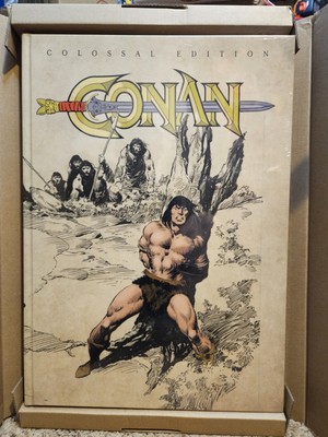 CONAN THE BARBARIAN COLOSSAL EDITION Artist AE HC John Buscema SIGNED variant