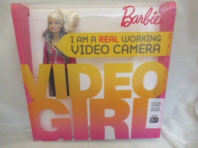 2009 I am a Real Working Video Camera Barbie Doll Video Girl  MIB NRFB !