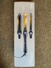 Paul Mitchell Clipped 3-in-1 Ceramic Interchangeable Curling Iron, 3 Clip Barrel