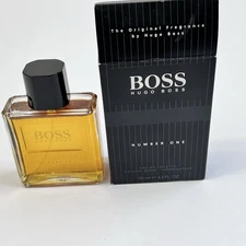 Vtg Hugo Boss Number One Men Eau de Toilette 4.2oz Deep Vintage Spain Collector